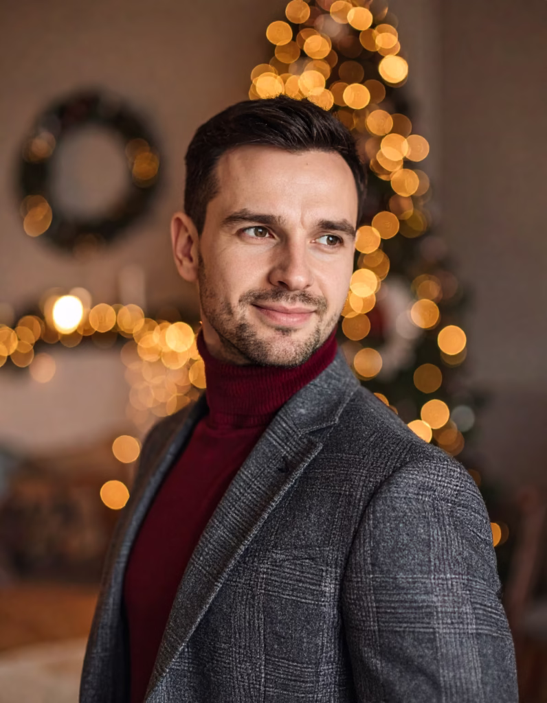 Stylizacje świąteczne męskie Stylizacje świąteczne męskie