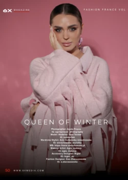 Portfolio Modelka w sesji zdjęciowej do magazynu Fashion France w stylizacji dobranej przez Anię Śmiechowską